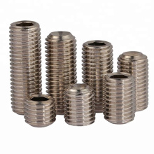 Stainless Steel Hex Socket SS304 Set Screw With Flat Point